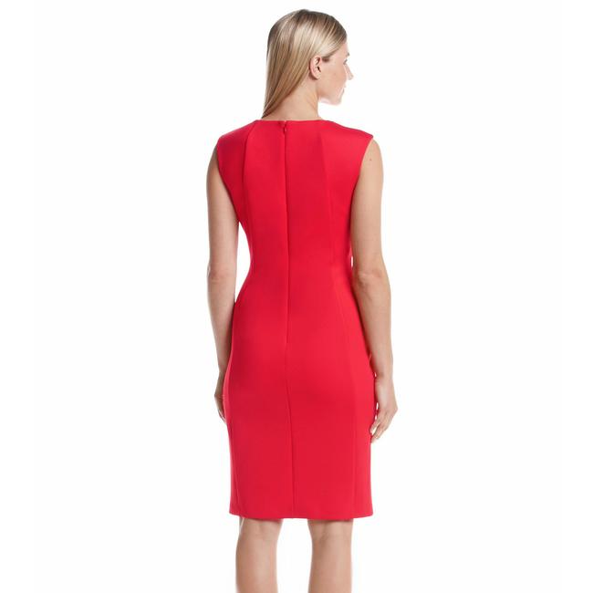 Calvin Klein Sheath Red Dress - Tootoolbay