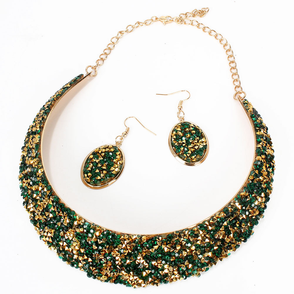 Parure Collier Et Boucles D'oreilles Tennessee, Argenté, Neuf Avec étiquettes