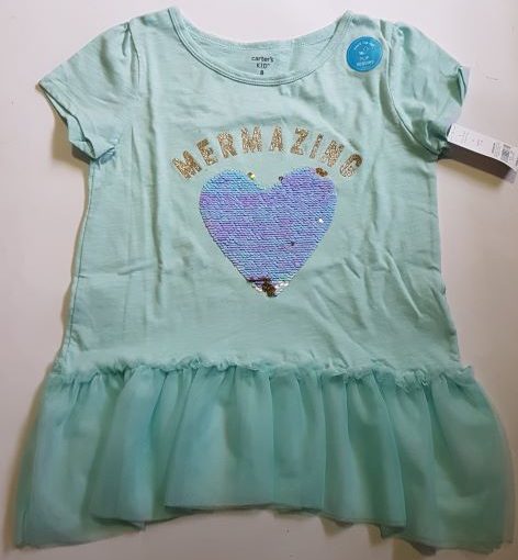 Carter's 8T teal top