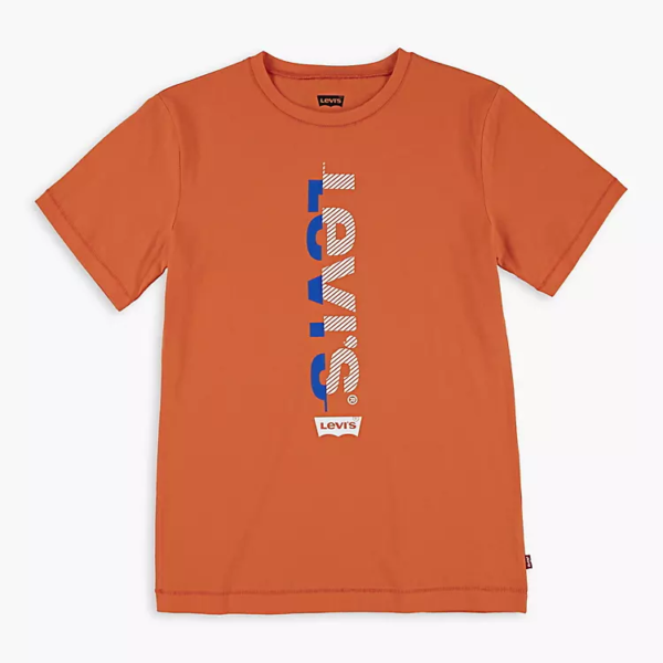 Levis boy orange short sleeve t-shirt (size 8T-10T)
