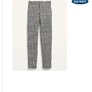 Old Navy black and white checkered leggings (size 5T) – Tootoolbay
