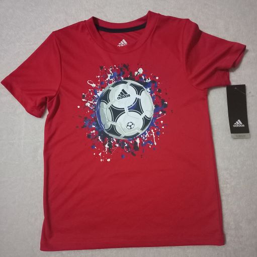 Adidas 6T red dri fit t-shirt – Tootoolbay