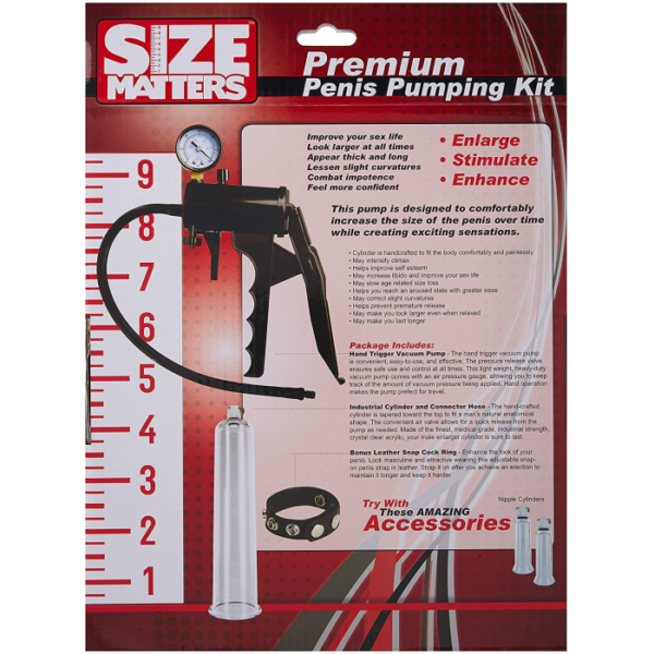 Alternative view of Size Matters - Premium Penis Pumping Kit