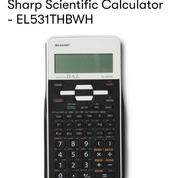 Alternative view of Sharp Scientific Calculator