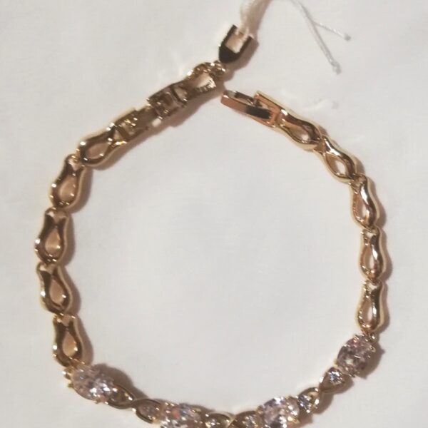 Alternative view of Tennis Bracelet Gold Plated
