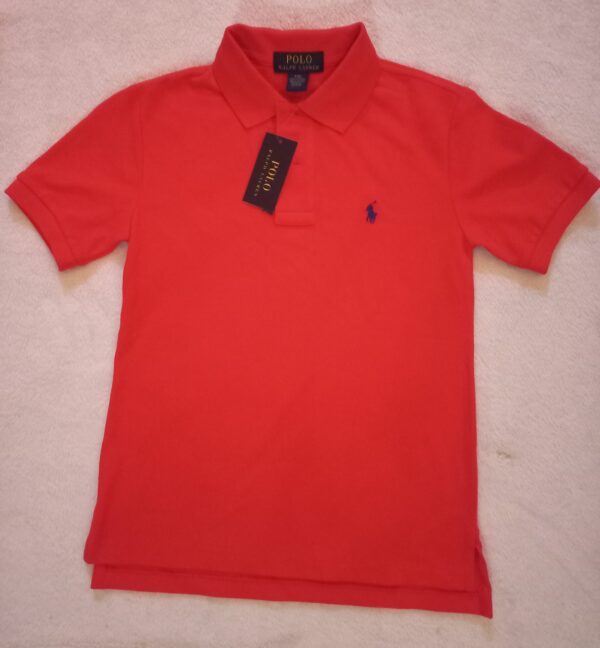 Ralph Lauren red 8T polo