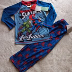 Superman 4T long sleeve pajamas