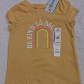 Cat & Jack yellow short sleeve t-shirt (2T) - Be Kind