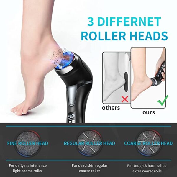 Alternative view of Electric Feet Callus Remover Waterproof ( BLACK )