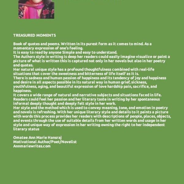 Alternative view of TREASURED MOMENTS