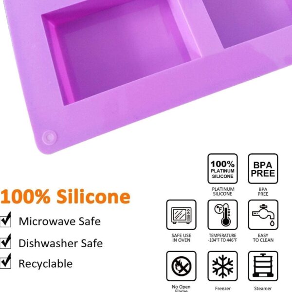 Alternative view of Rectangle silicone mold