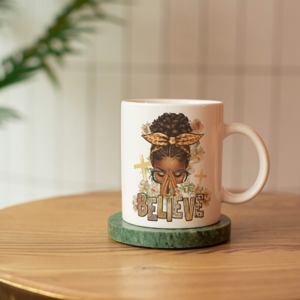 Sublimation Mugs-Believe (11oz Mugs)