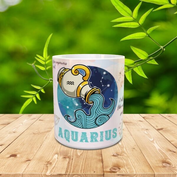 Aquarius Horoscope - Sublimation Mug