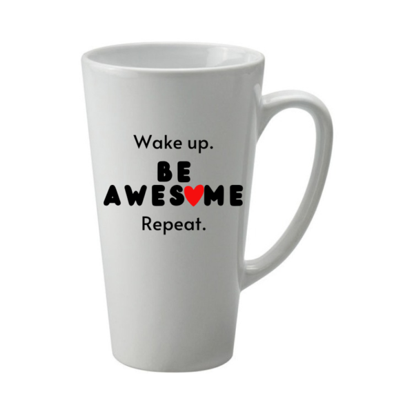 Coffee/Tea Mug 16oz (Wake up. Be Awesome. Repeat.)