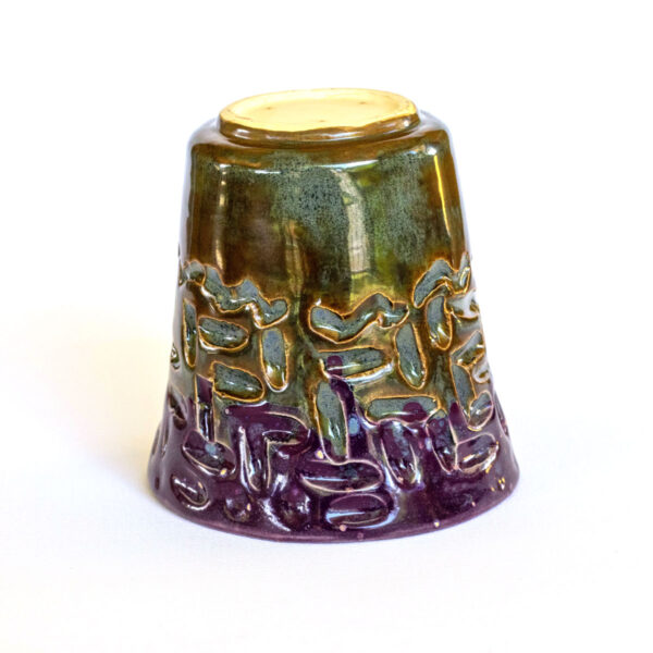 Alternative view of Ceramic carved 8 ounce cup