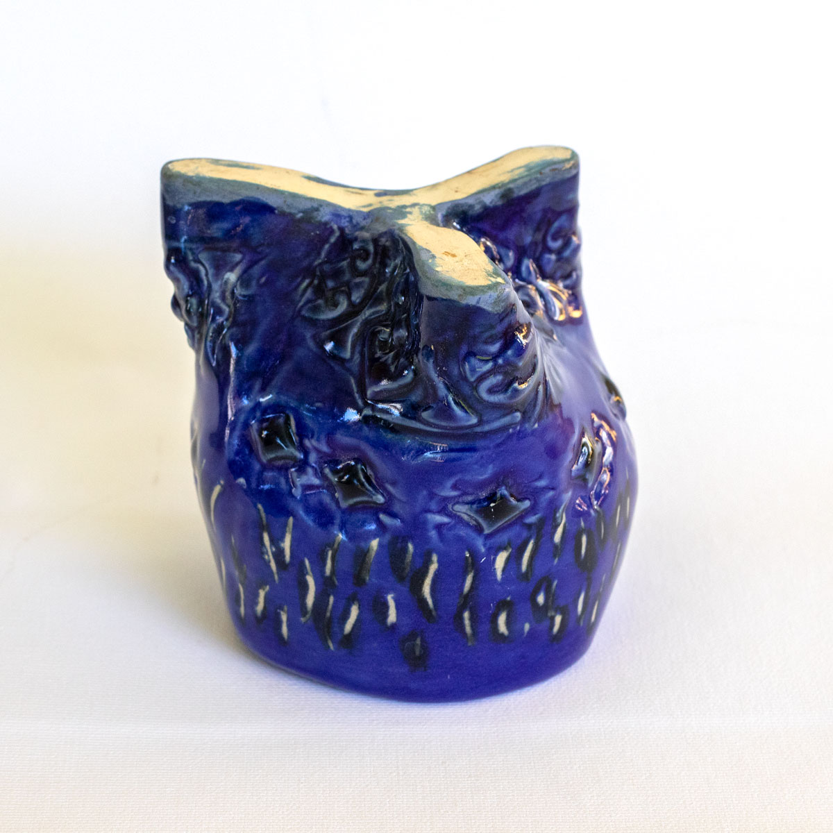 Blue ceramic planter - Image 2