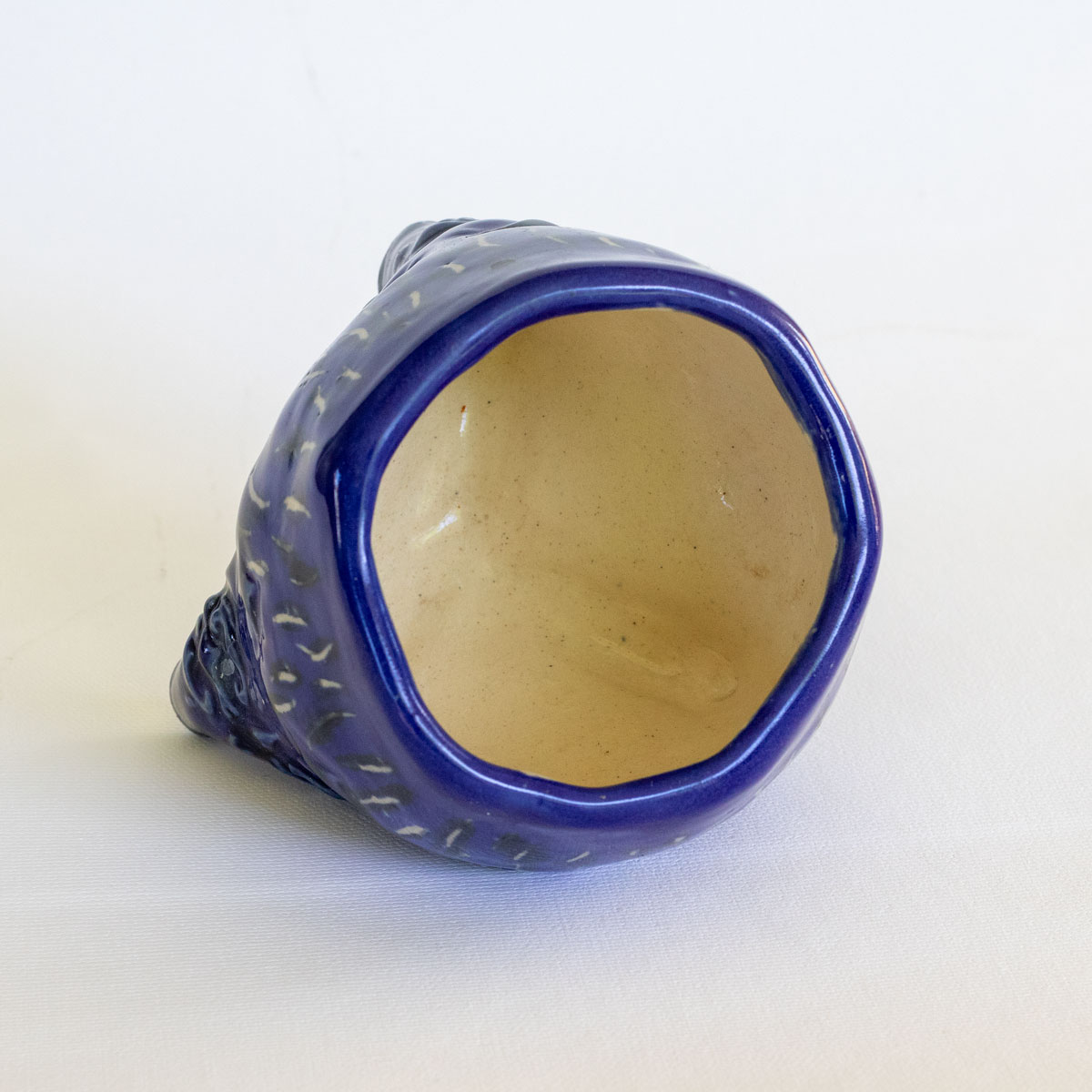 Blue ceramic planter - Image 3