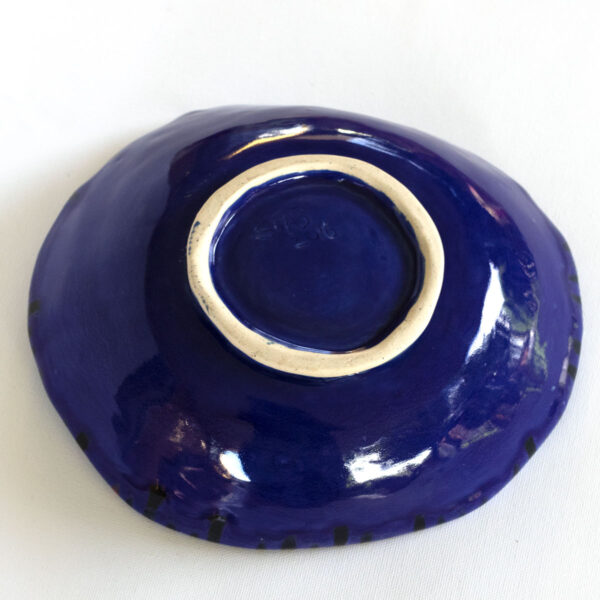 Alternative view of Hand built ceramic bowl 8 ½ inches