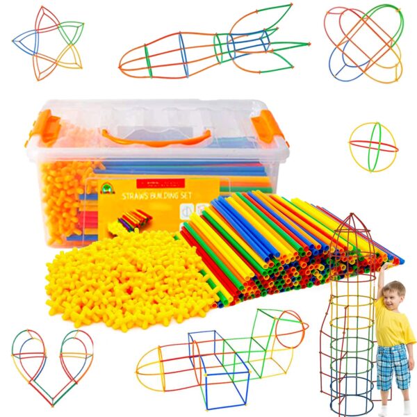 Alternative view of Straw Building Set 1200pcs