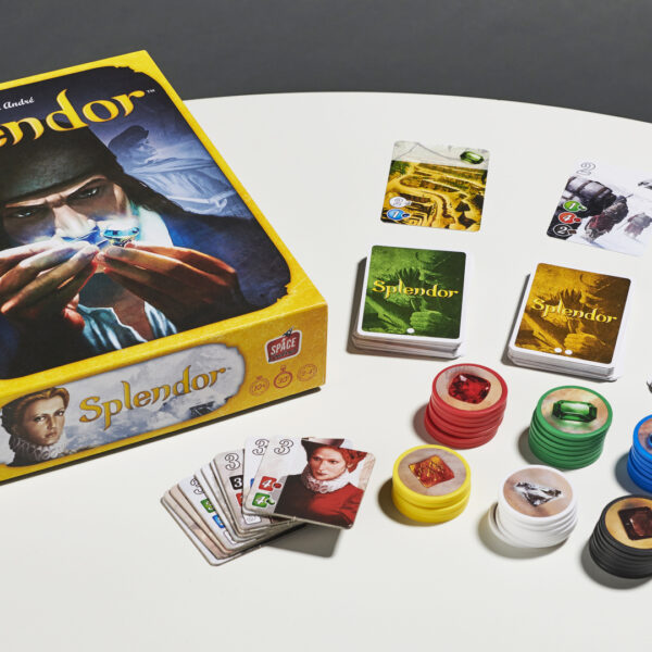 Alternative view of SPLENDOR BOARD GAME