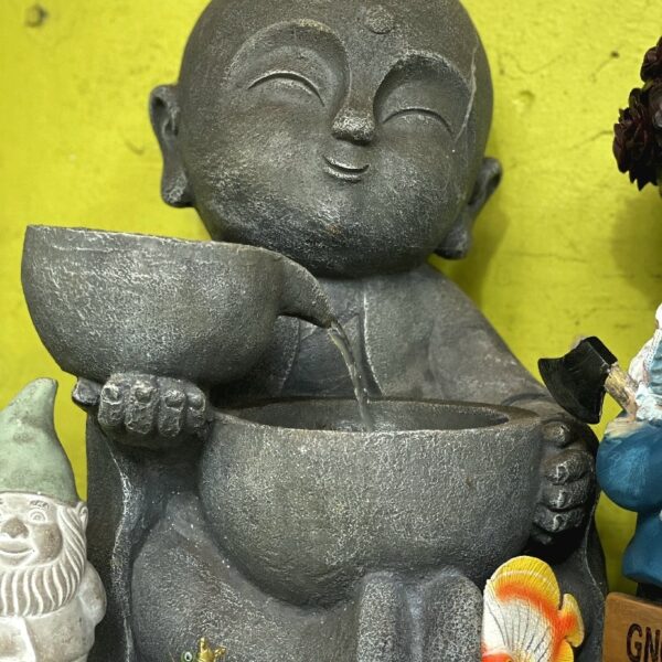 Alternative view of Table Top Calming Baby Buddha Water Feature