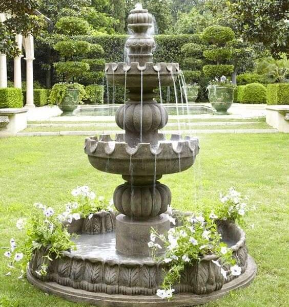 Victorian Inspired Three Tier Water Fountain