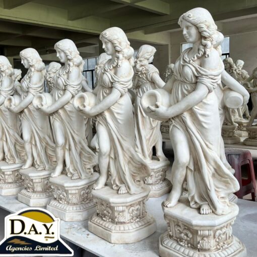 European Garden Maiden Statue