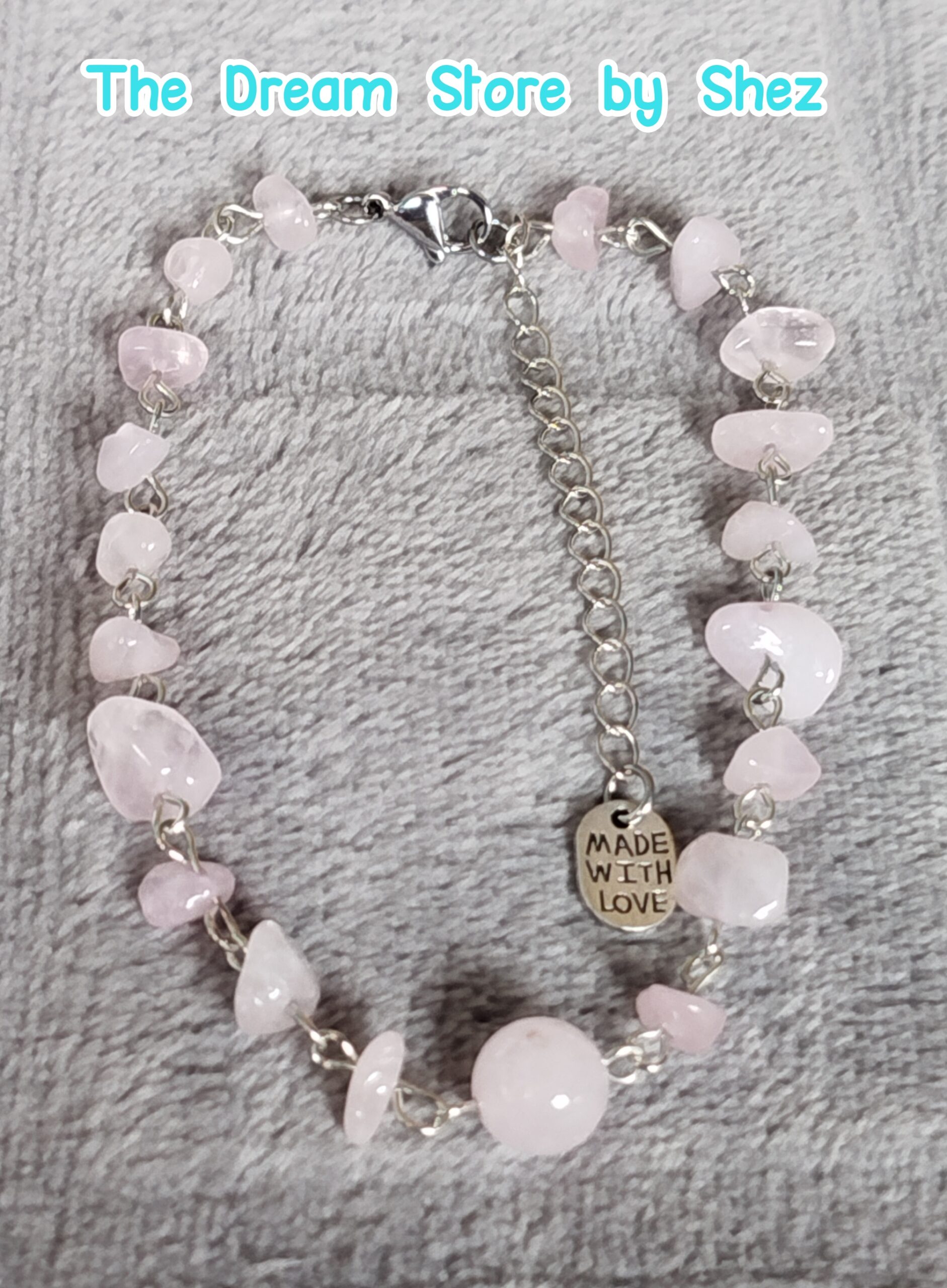 Natural Stone Chip Anklet - Image 2