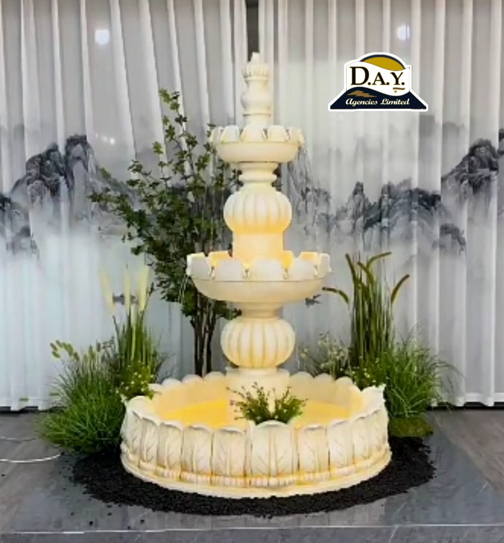 Victorian Style Three Tier Water Fountain