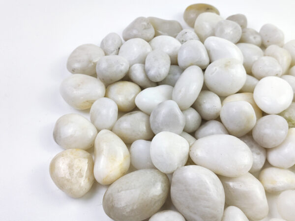 55 lbs., polished marble glazed 2-3 cm, decorative pebbles