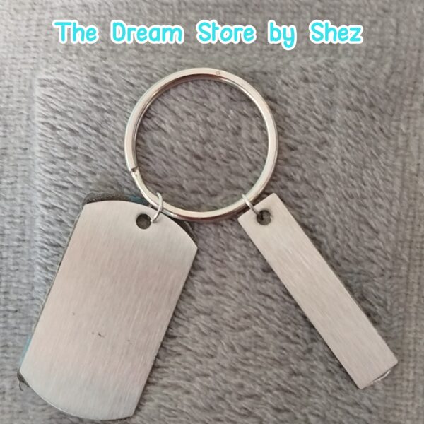 Alternative view of 2Pc Blank Steel Tags