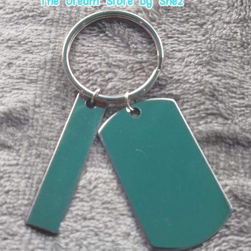 2Pc Blank Steel Tags