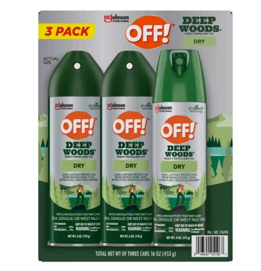 OFF! Deep Woods THREE PACK