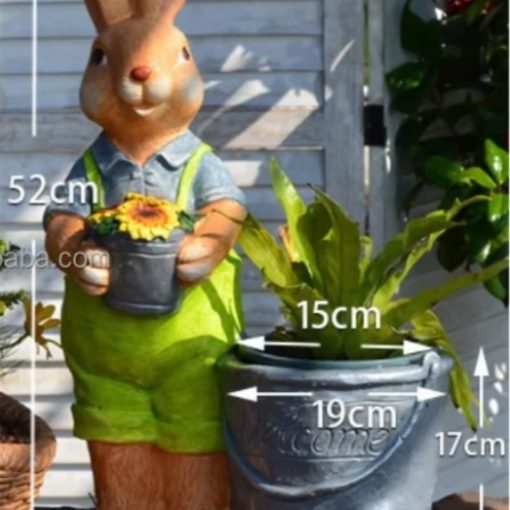 Gardne Welcome Bunny Planter