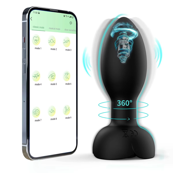 APP Controlled Anal Plug USB Rechargeable