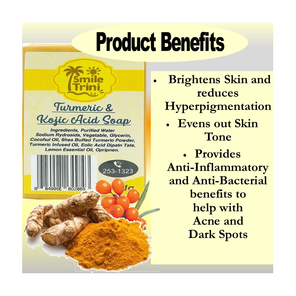 Turmeric soap with kojic acid - Image 3
