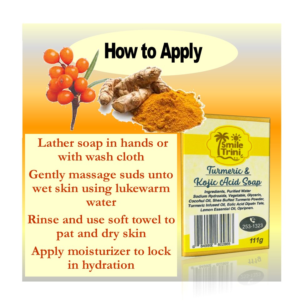 Turmeric soap with kojic acid - Image 4