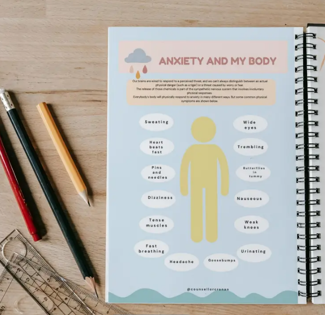 Anxiety Management Workbook with CBT Worksheets & Journal - Image 3