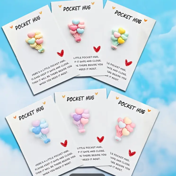 Alternative view of Pocket Hug Balloon with Inspirational Card