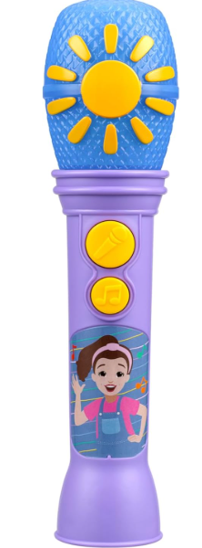 Ms Rachel Toy Microphone with Music & Lights | Toddler Karaoke Microphone for Kids 18 Months+ (Purple) | Fun Learning & Singing Toy
