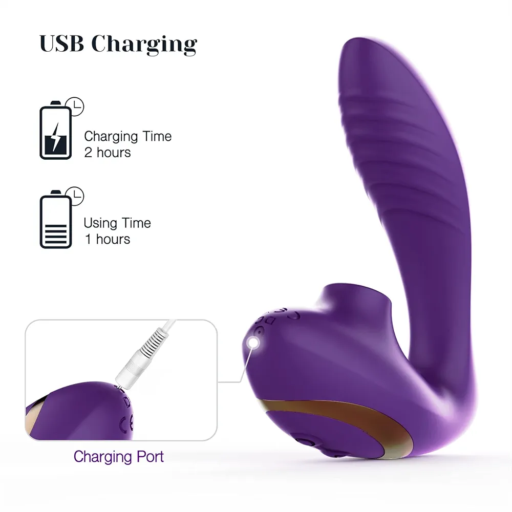 Double Orgasm Wearable Vibrator with Clit Suction and Gpot Stimulation... - Image 4