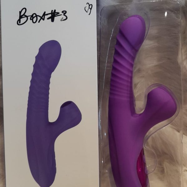 Clit Sucking Rabbit Vibrator, Penis Head, Heating, USB Rechargeable