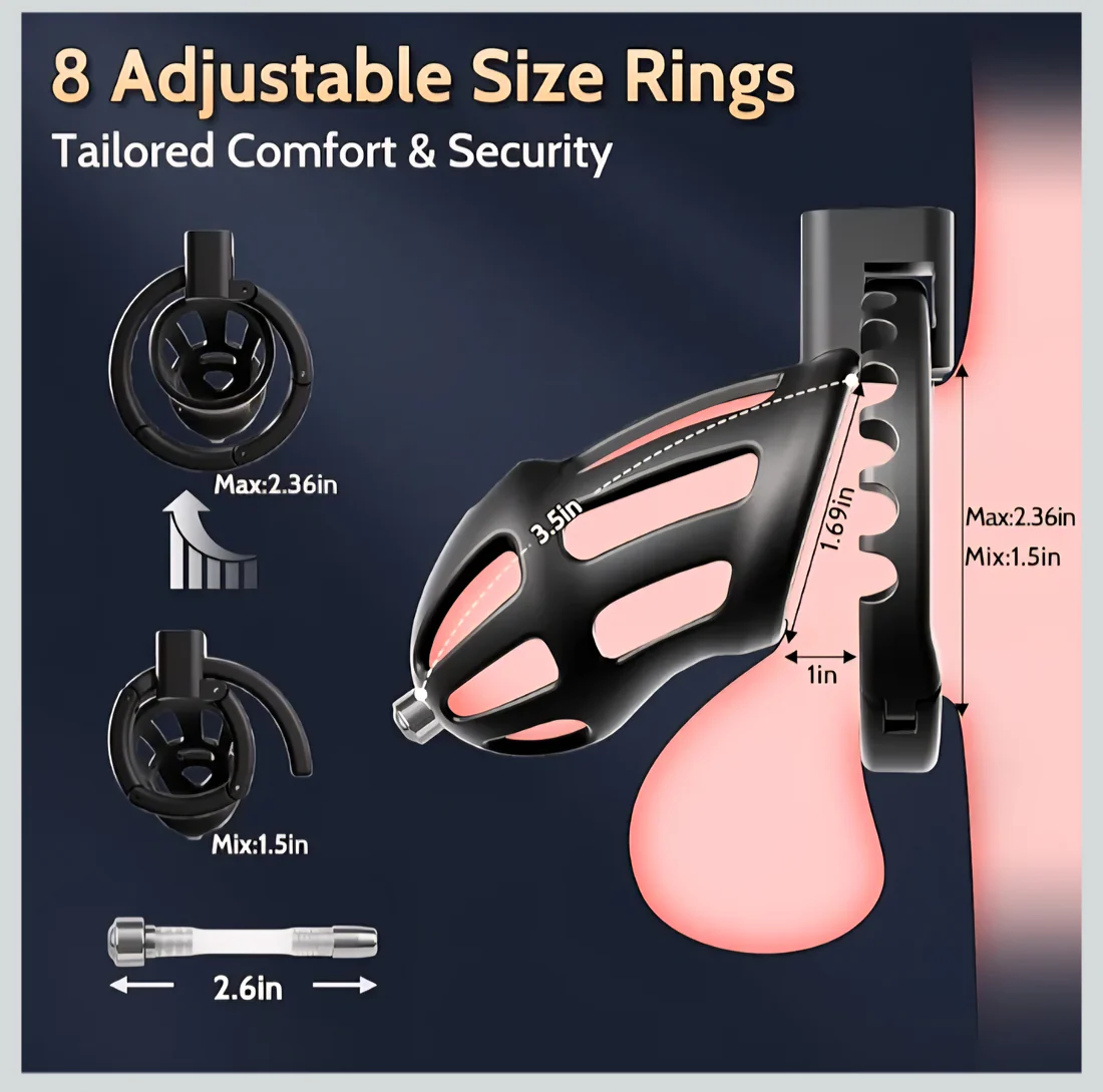 sex toys chastity Amazon.com: Male Chastity Cage Sex Toys for Men, FEELKIDA Large Chastity  Device with 3 Sizes Rings and Elastic Auxiliary Belt for Men Penis  Exercise, Cock Cage Bondage Gear Accessories Adult Toy for