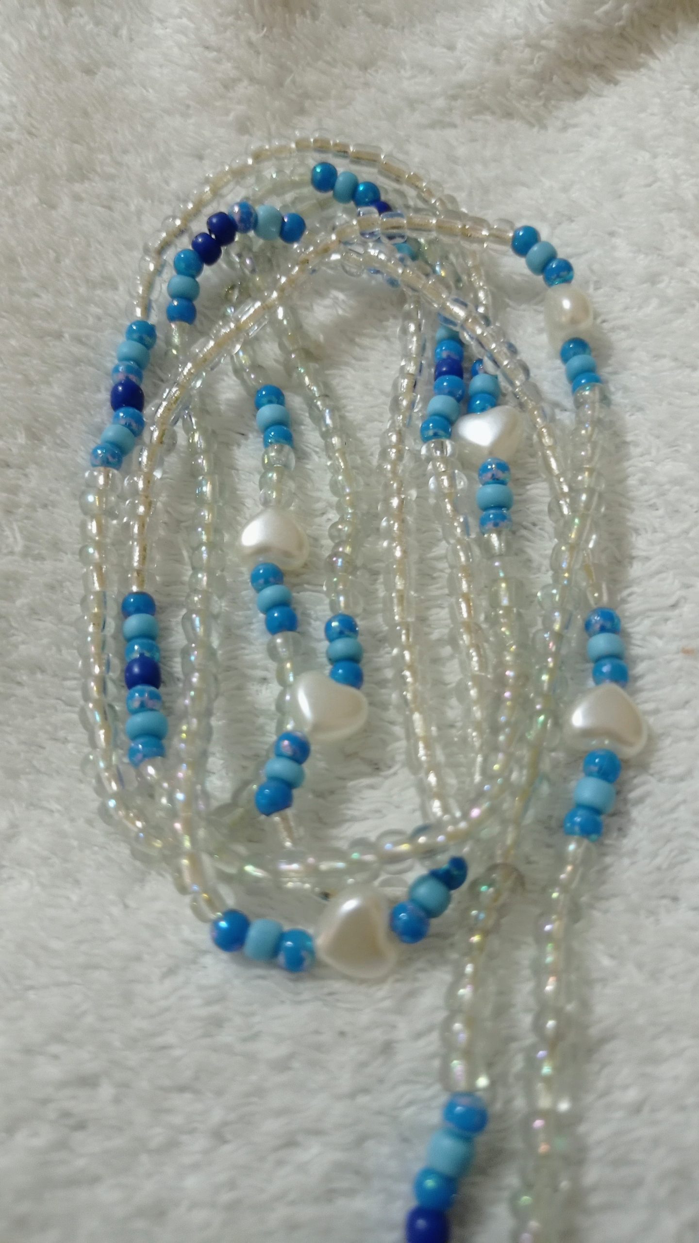 Crystal Tide Collection | Tie-On Waist Beads