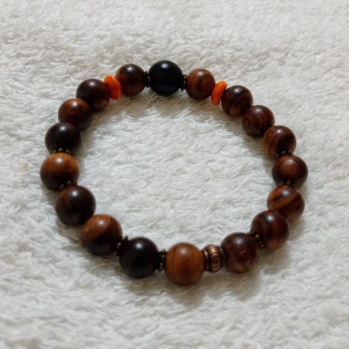 The Valor Collection | Onyx & Rosewood Bracelet