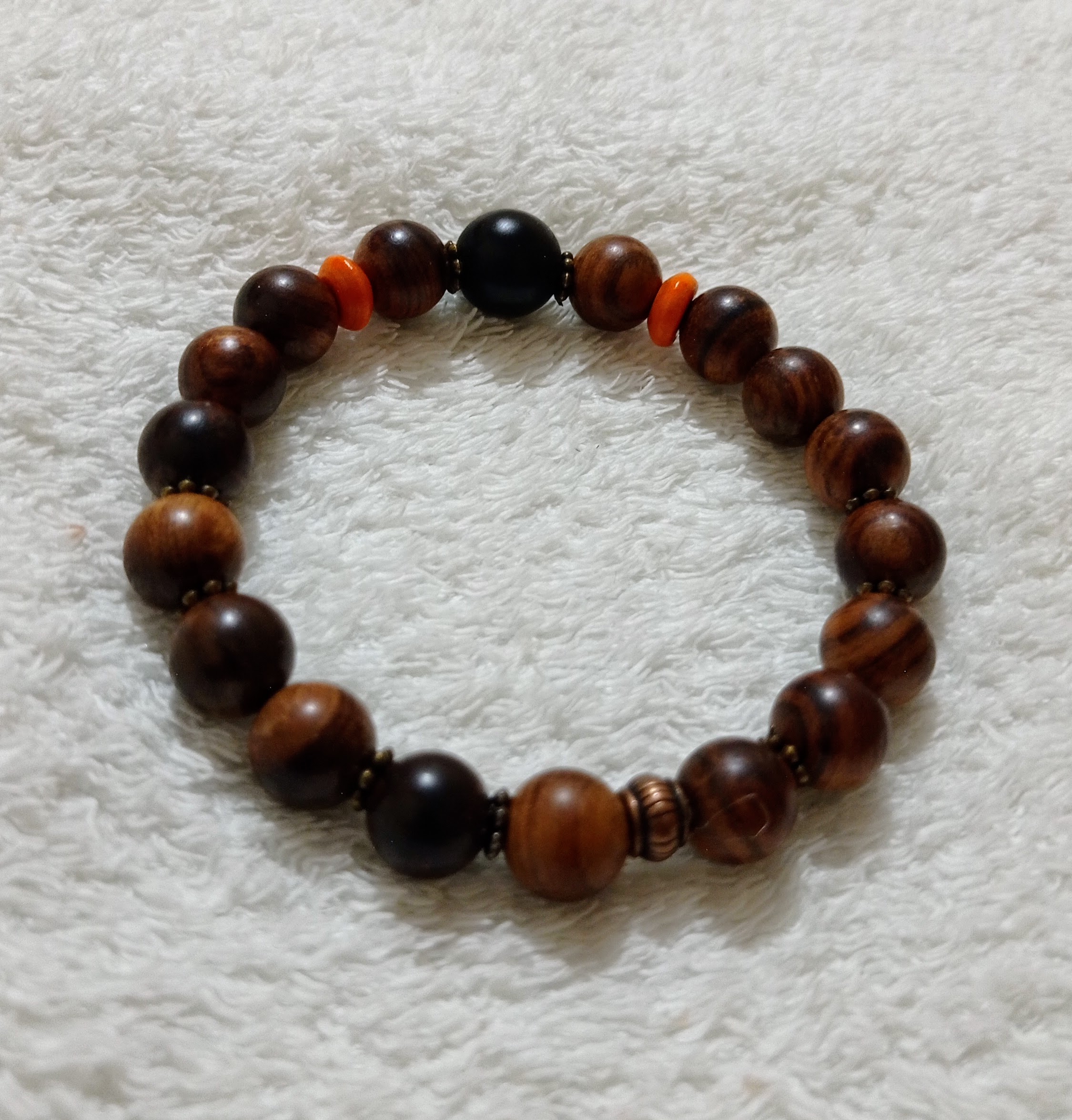 The Valor Collection | Onyx & Rosewood Bracelet
