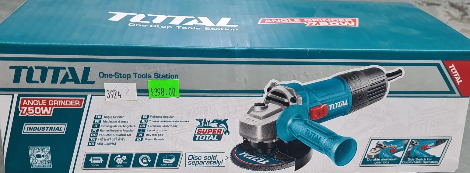 Total 4 1/2''750w angle grinder