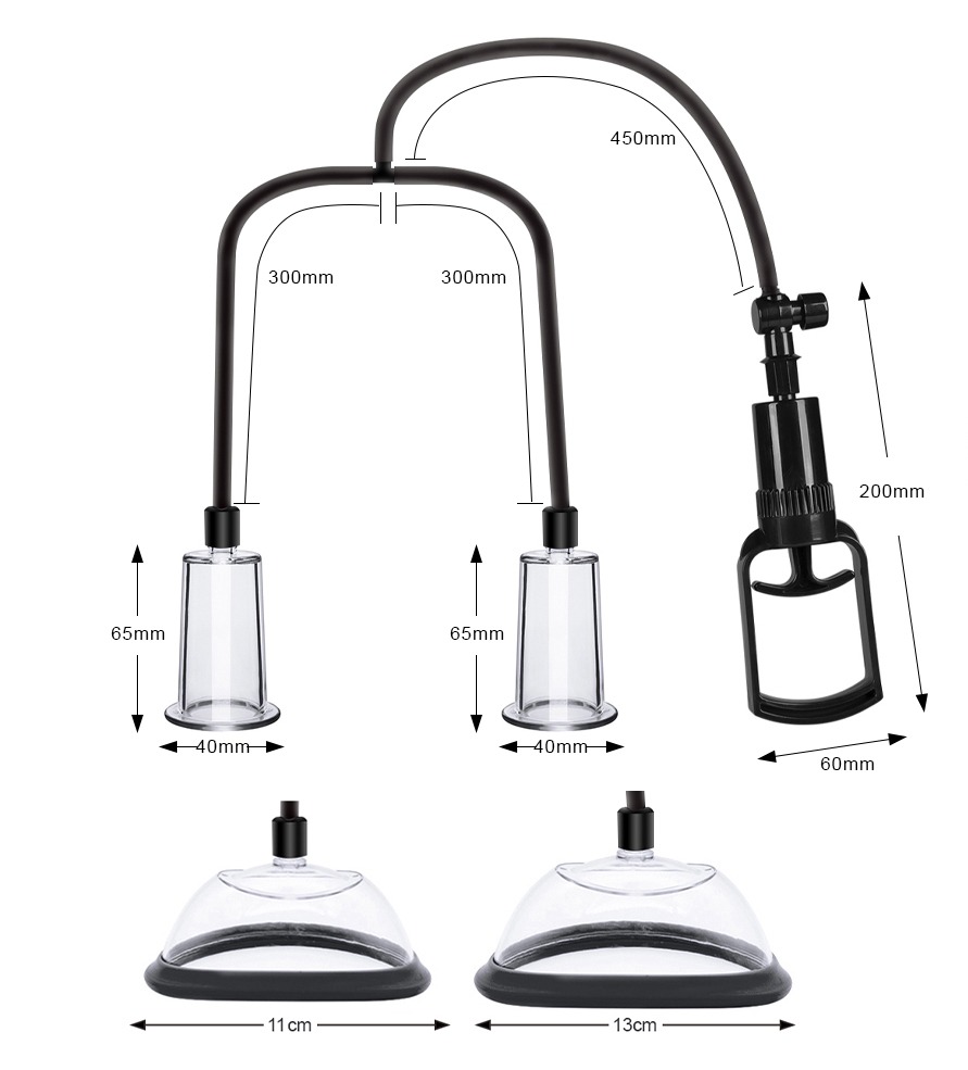 4-Cup Female Breast and Vagina/Pussy Pump - Image 3