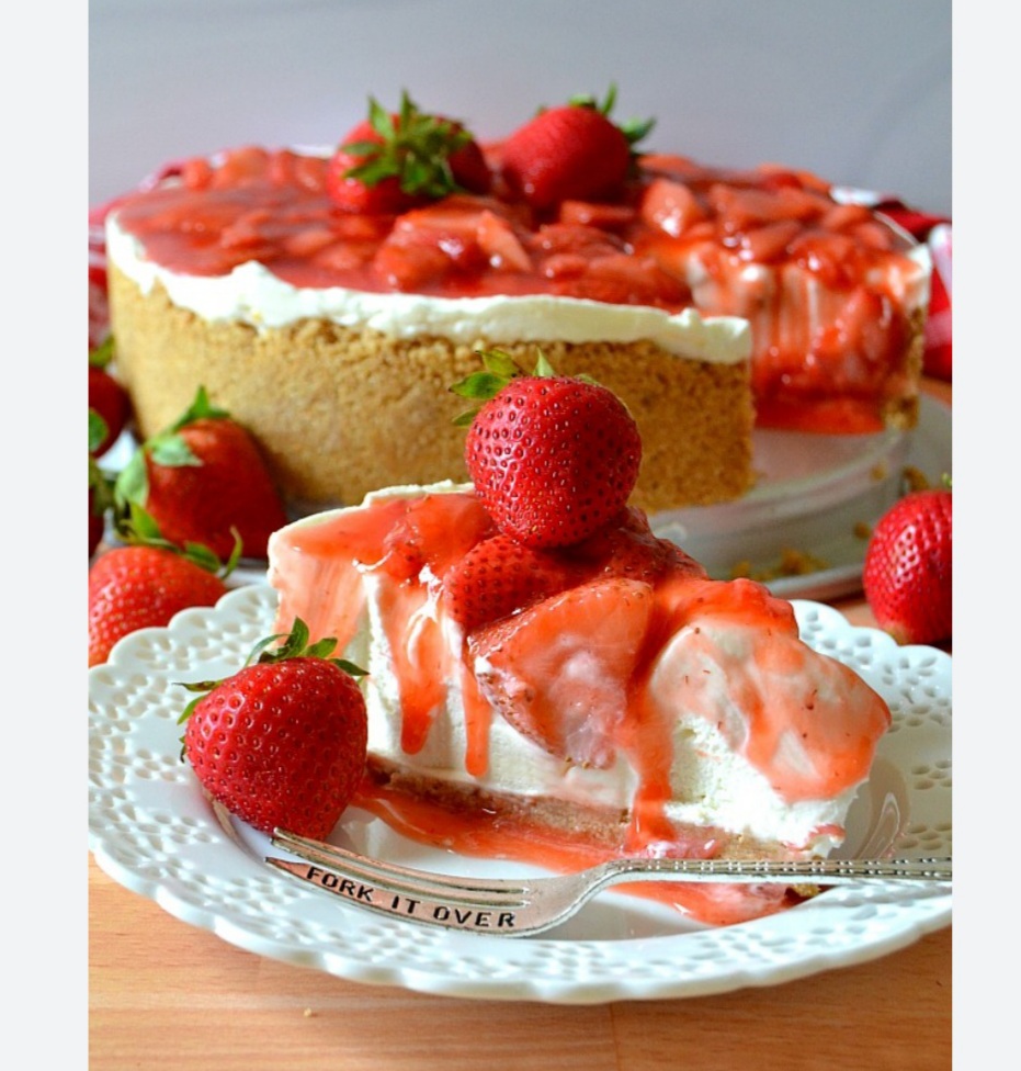 Strawberry cheesecake 7' inch