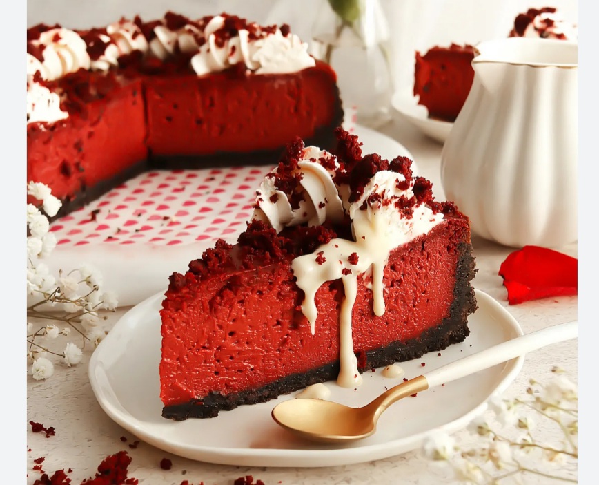 Red velvet cheesecake 9' inch